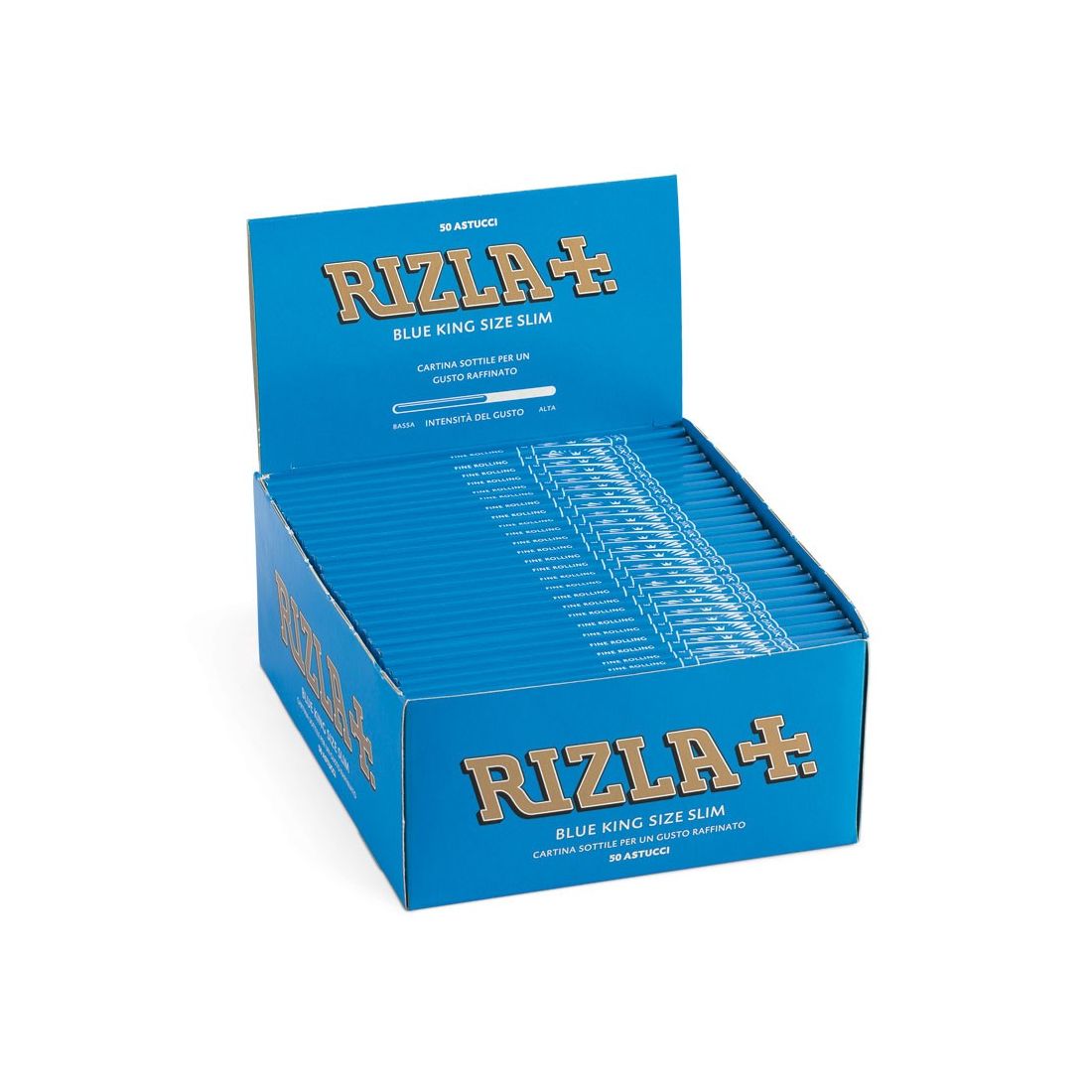 CARTINE RIZLA BLU KING SIZE SLIM LUNGHE - 1 LIBRETTO