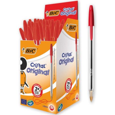 PENNA BIC CRISTAL SOFT ROSSA