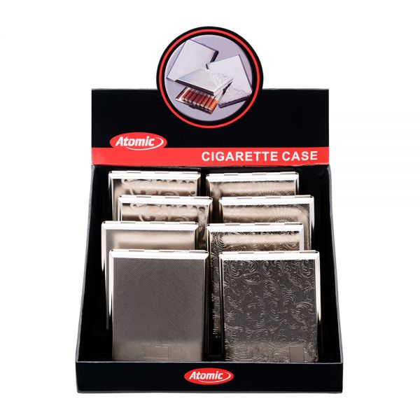 Portasigarette in metallo per 18 sigarette