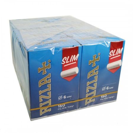 FILTRI RIZLA SLIM 6mm SCATOLA - CONFEZIONE 10 SCATOLE DA 150 FILTRI